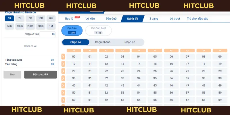 Một số loại hình lô đề siêu tốc cho dân cược